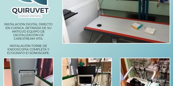 Instalacion equipos en Cuenca, Digital Directo, Torre Endoscopia y Ecografo